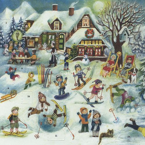 【xmas限定販売】 アドヴェントカード2枚組H