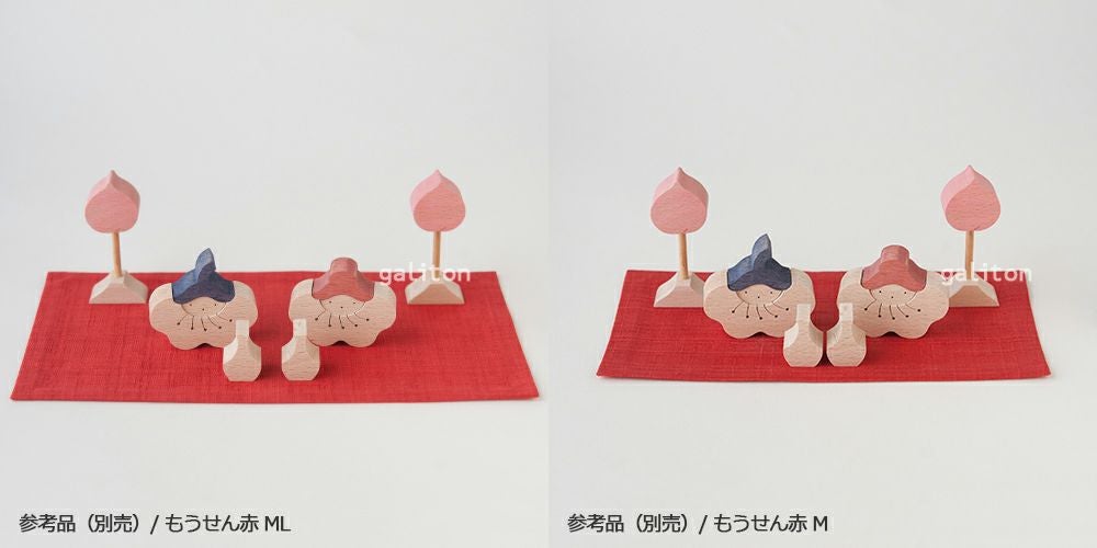 小黒三郎 桃の花びな（小）（ぼんぼり付き）