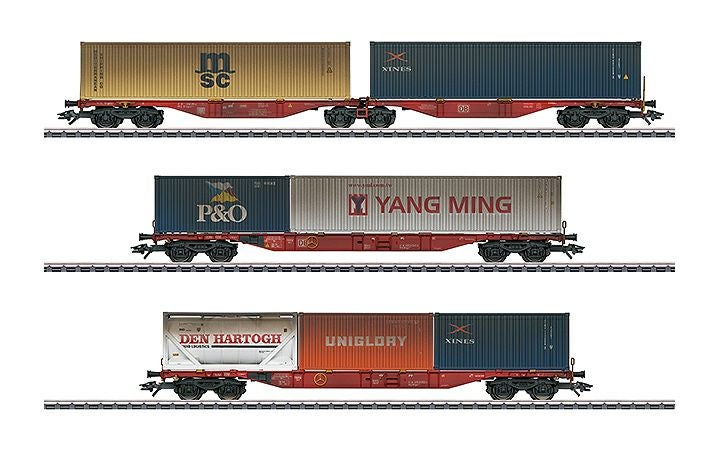 maerklin/メルクリン 47810 コンテナ貨車セット DBAG