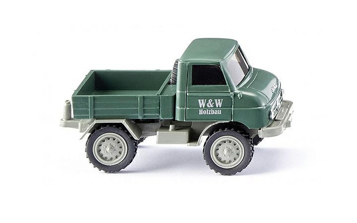 ヴィーキング Wiking 037107 Unimog U 411 W & W Holzbau