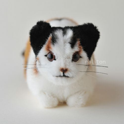 ケーセン Koesen ぬいぐるみ 猫 ミニ 三毛 Gluckskatze, mini