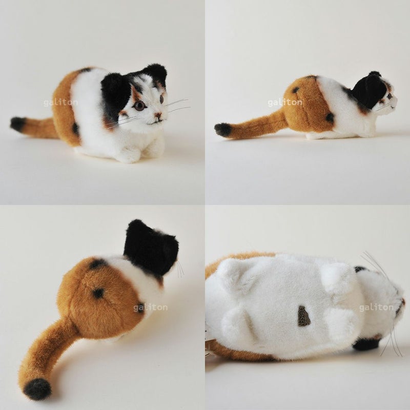 ケーセン Koesen ぬいぐるみ 猫 ミニ 三毛 Gluckskatze, mini