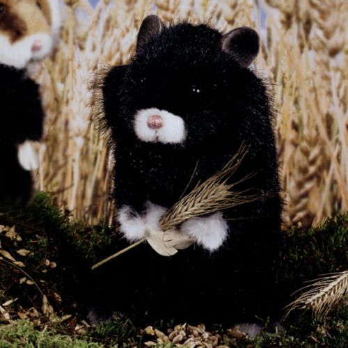 ケーセン Koesen ぬいぐるみ ヨーロッパハムスター 黒 Feldhamster, Schwarz