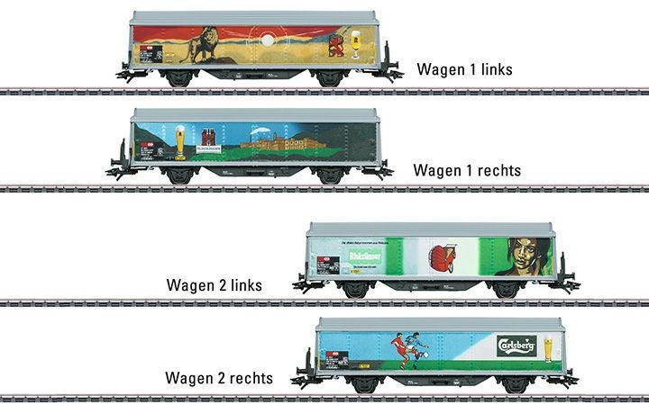 maerklin/メルクリン 48342 スライディングボックス貨車2両セット SBB