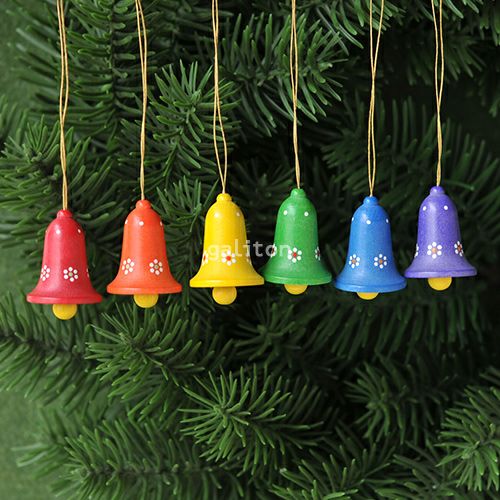 【xmas限定販売】《クリスマスオーナメント》 花の鐘6個セット