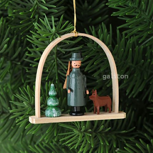 【xmas限定販売】《クリスマスオーナメント》 アーチと猟師