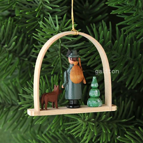 【xmas限定販売】《クリスマスオーナメント》 アーチと猟師