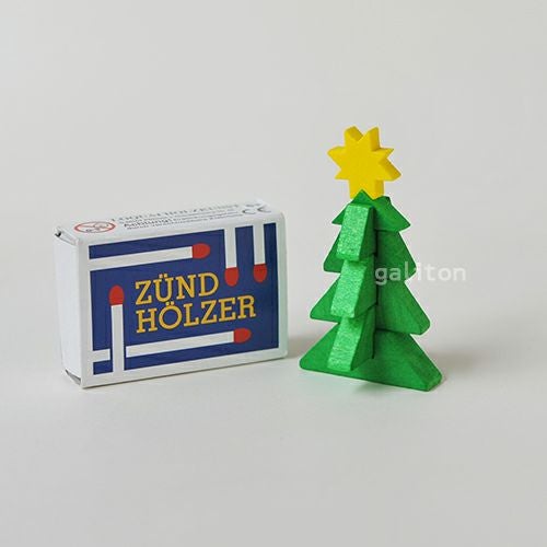 【xmas限定販売】 ロークワイ LOQUAI マッチ箱入 組立クリスマスツリー