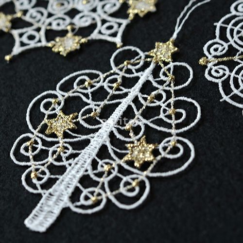 【xmas限定販売】 レースリース スノーフレーク 3点セット