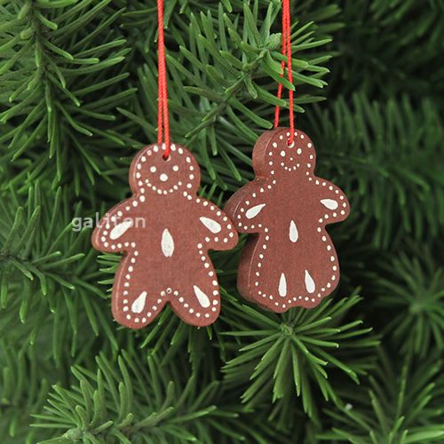 【xmas限定販売】《クリスマスオーナメント》 クリスティアンウルブリヒト Christian Ulbricht レープクーヘン カップル 茶(小)