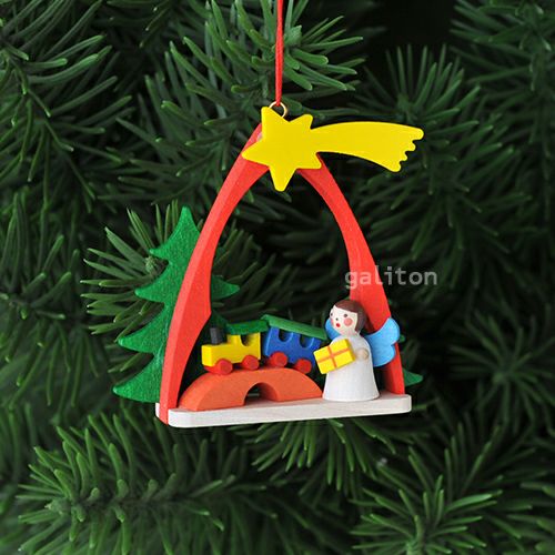 【xmas限定販売】《クリスマスオーナメント》 クリスティアンウルブリヒト Christian Ulbricht 赤いアーチと天使