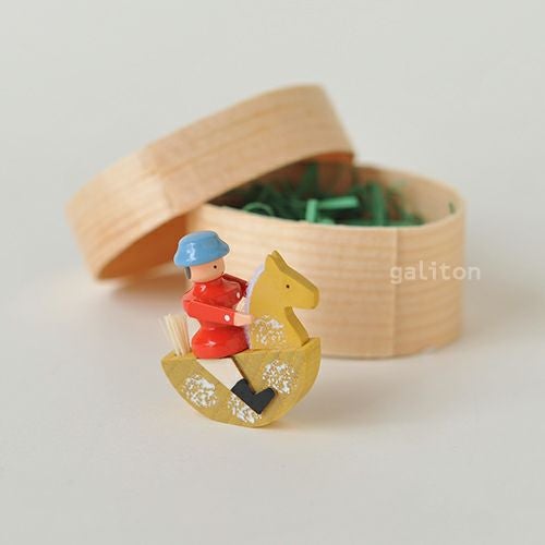 【xmas限定販売】 ヴォルフガングブラウン Wolfgang Braun わっぱ入り 木馬