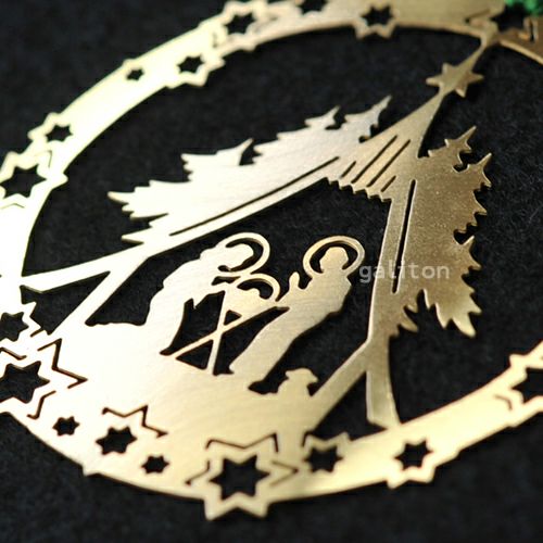 【xmas限定販売】 真鍮のオーナメント キリスト生誕