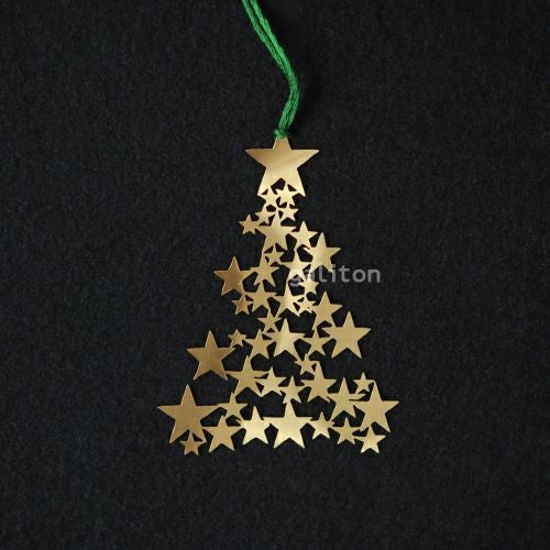 【xmas限定販売】 真鍮のオーナメント スターツリー