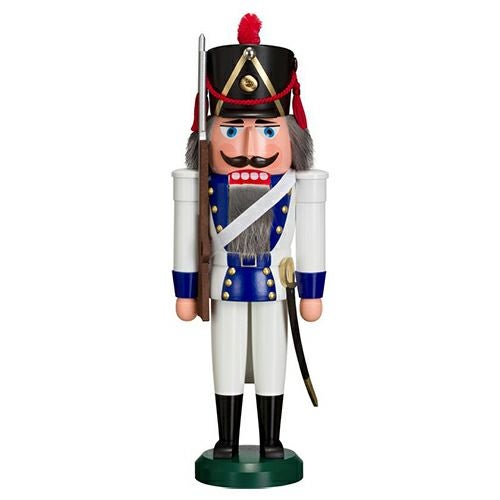 くるみ割り人形 ザイフェナーフォルクスクンスト Seiffener Volkskunst 擲弾（てきだん）兵 青 112072