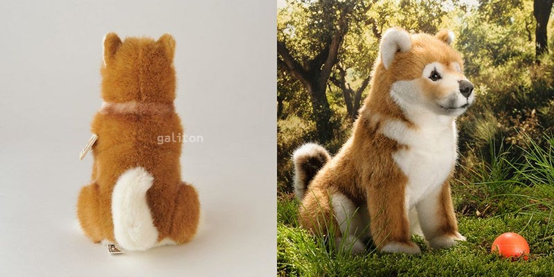 ケーセン Koesen ぬいぐるみ 柴犬の子 座り