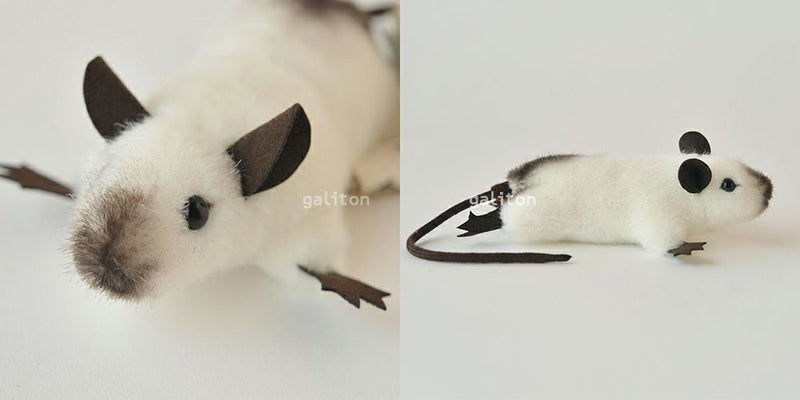 ケーセン Koesen ぬいぐるみ サイアミーズラット