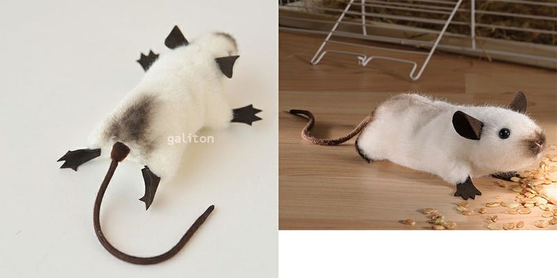 ケーセン Koesen ぬいぐるみ サイアミーズラット