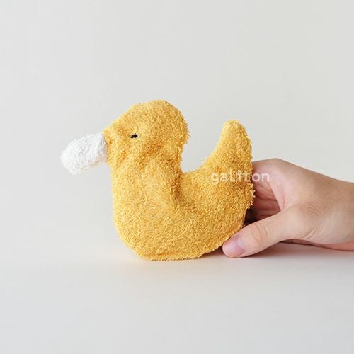 エフィー Efie VEGANヴィーガンぬいぐるみ あひる 黄