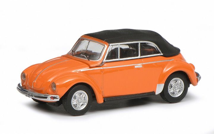 Schuco/シュコー 452646500l 1:87 H0 MHI VW Kafer Cabriolet orange