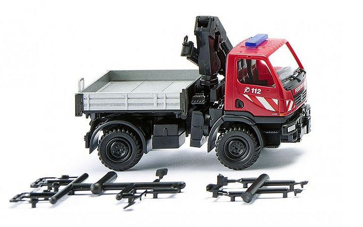ヴィーキング Wiking 060131 Fire brigade - Unimog U 20 with loading crane