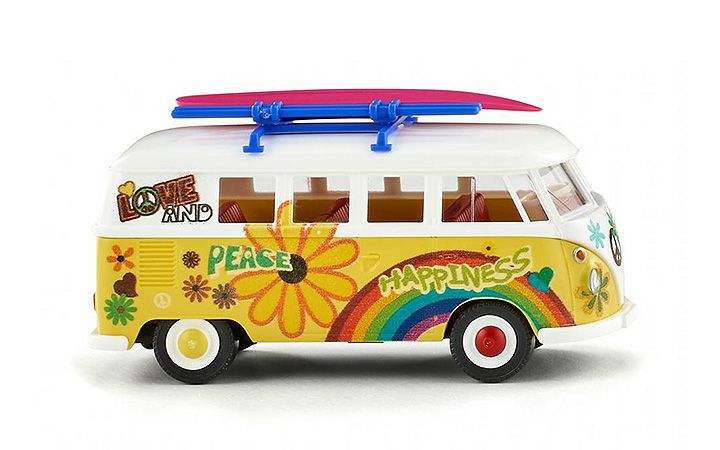 ヴィーキング Wiking 079725 VW T1 Bus Flower Power