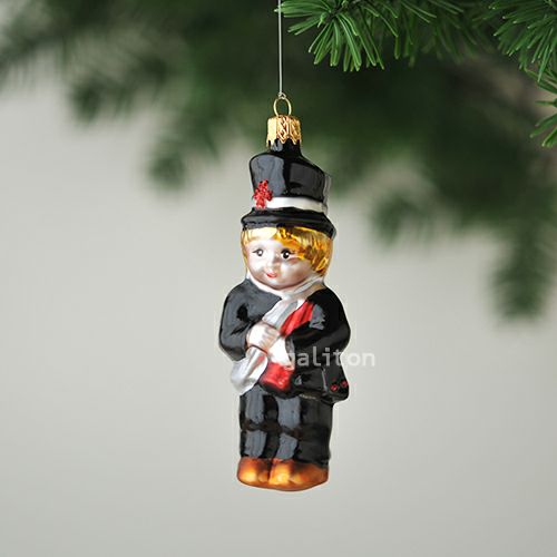 【xmas限定販売】 グラスオーナメント 煙突掃除人10130