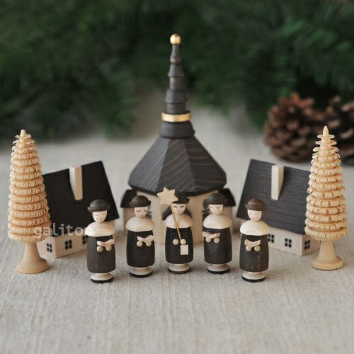 【xmas限定販売】 アルビンプライスラー Albin Preissler ザイフェン教会と聖歌隊 ナチュラル 204149