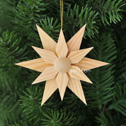 【xmas限定販売】《クリスマスオーナメント》 ウッドチップスターC単品 199168 11cm