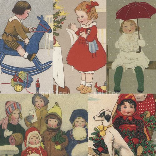 【xmas限定販売】 クリスマスポストカード5枚組R