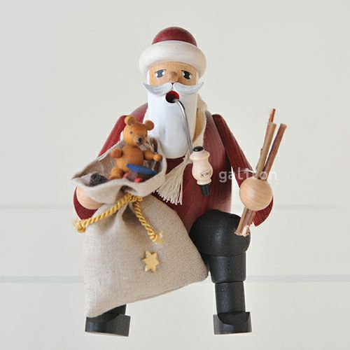 煙出し人形 KWOサンタ 座り 21190