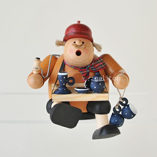 煙出し人形 KWO太っちょ陶器売り 座り 21466