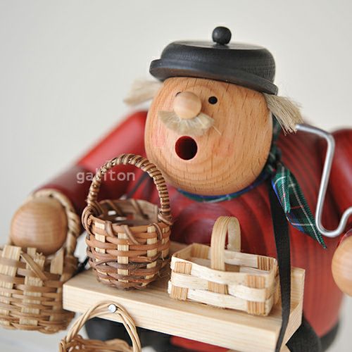 煙出し人形 KWO太っちょかご売り 座り 21467