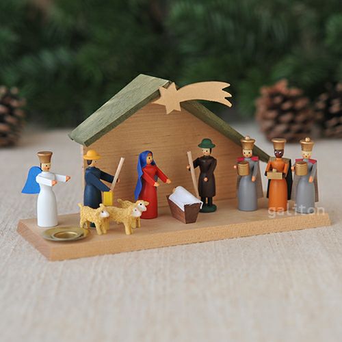 【xmas限定販売】 ヴォルフガングヴェルナー Wolfgang Werner キャンドル立て付クリッペ 聖誕14点