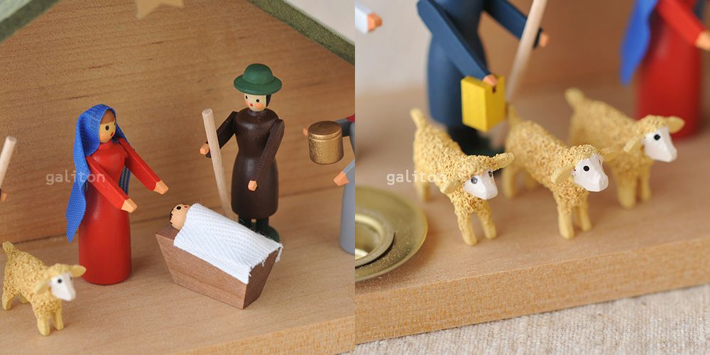 【xmas限定販売】 ヴォルフガングヴェルナー Wolfgang Werner キャンドル立て付クリッペ 聖誕14点