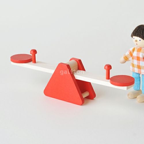 リュルケ Ruelke 木製ドールハウス家具 シーソー