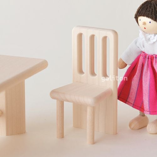 リュルケ Ruelke 木製ドールハウス家具 ダイニングチェア