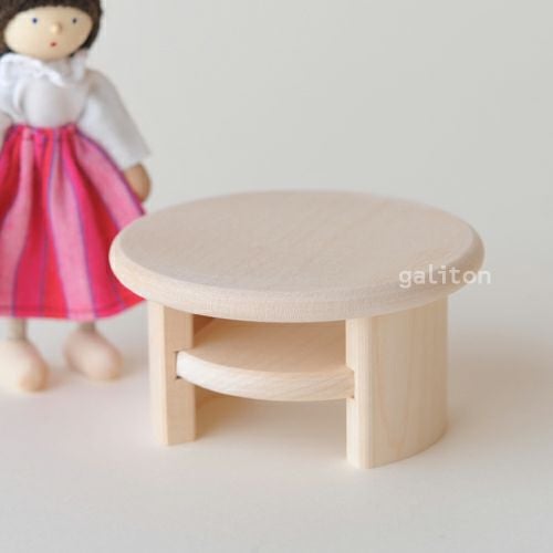 リュルケ Ruelke 木製ドールハウス家具 コーヒーテーブル