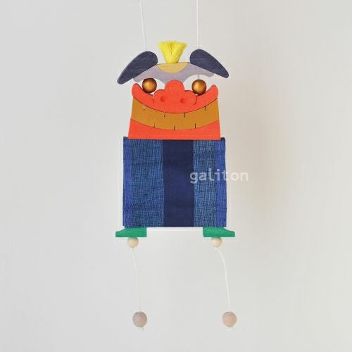 小黒三郎の組木 のぼり人形 獅子舞