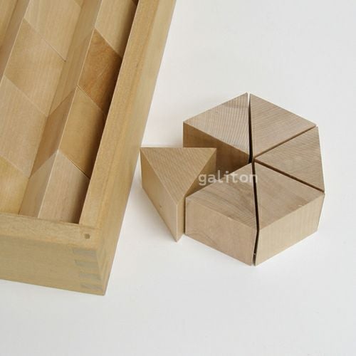 童具館 【Mシリーズ】ワクブロック WAKU-BLOCK45M G12（正三角柱）【メーカー欠品につきご予約受付中/納期:受注後約2～3か月】