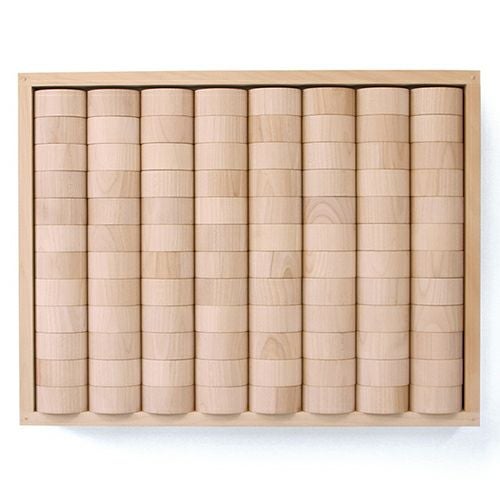 童具館 【Mシリーズ】ワクブロック WAKU-BLOCK45M G15（円柱1/2厚）【メーカー欠品につきご予約受付中/納期:受注後約2～3か月】