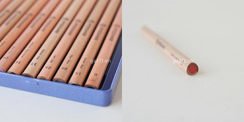 シュトックマー Stockmar 三角軸色鉛筆18色+鉛筆B メタルケース入