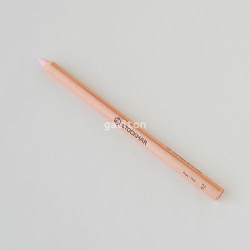 シュトックマー Stockmar 三角軸色鉛筆 単色24ピンク