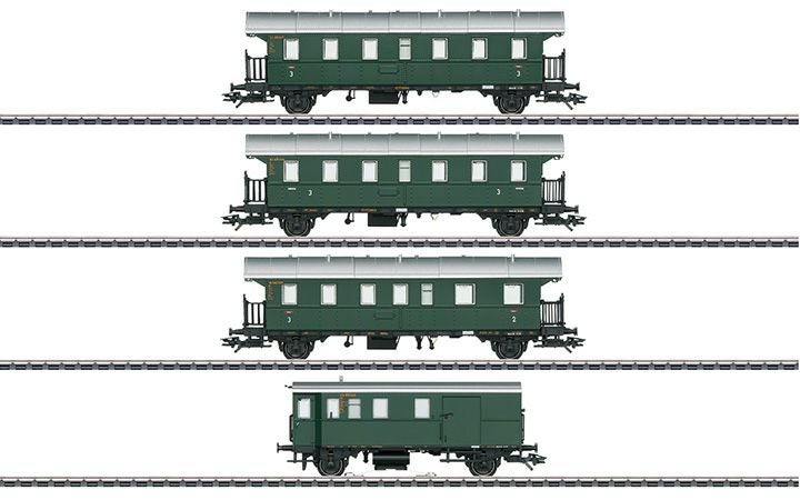 maerklin/メルクリン 43146 客車4両セットDB 制御車付