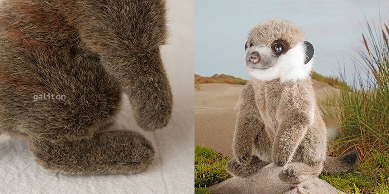 ケーセン Koesen ぬいぐるみ ミーアキャットの赤ちゃん