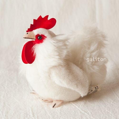 ケーセン Koesen ぬいぐるみ おんどり（小）白