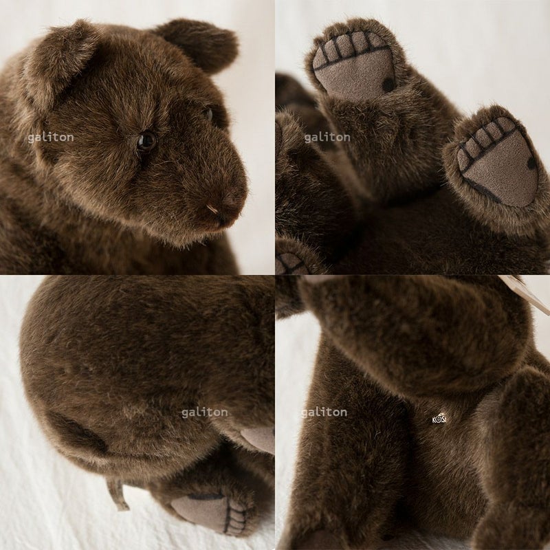 ケーセン Koesen ぬいぐるみ 限定版ブラウンベア JURKA