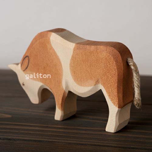 オストハイマー Ostheimer うし オス 茶ぶち 下向き