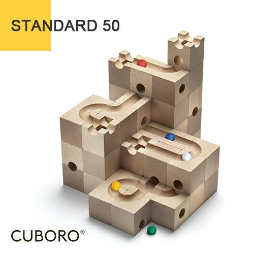 ビー玉40個特典付】 キュボロ スタンダード50 CUBORO クボロ |木の