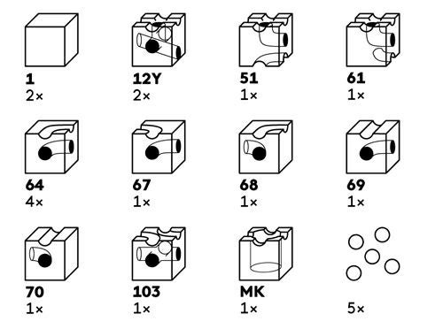 【ビー玉40個特典付】 キュボロ トンネル CUBORO クボロ